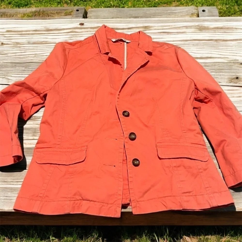 Old Navy Coral Blazer Jacket Size M